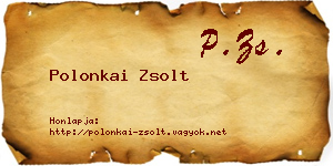 Polonkai Zsolt névjegykártya